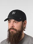 Бейсболка DJINNS арт. Dad Cap LoveMeNot (черный)